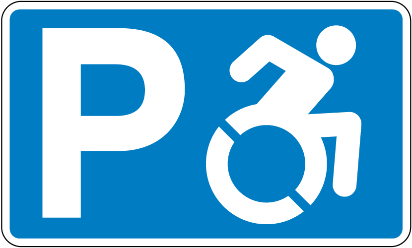 Parking spaces for people with mobility disabilities