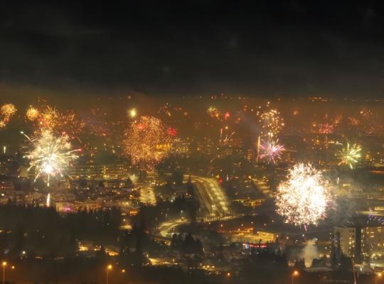 Fireworks on New Year's Eve