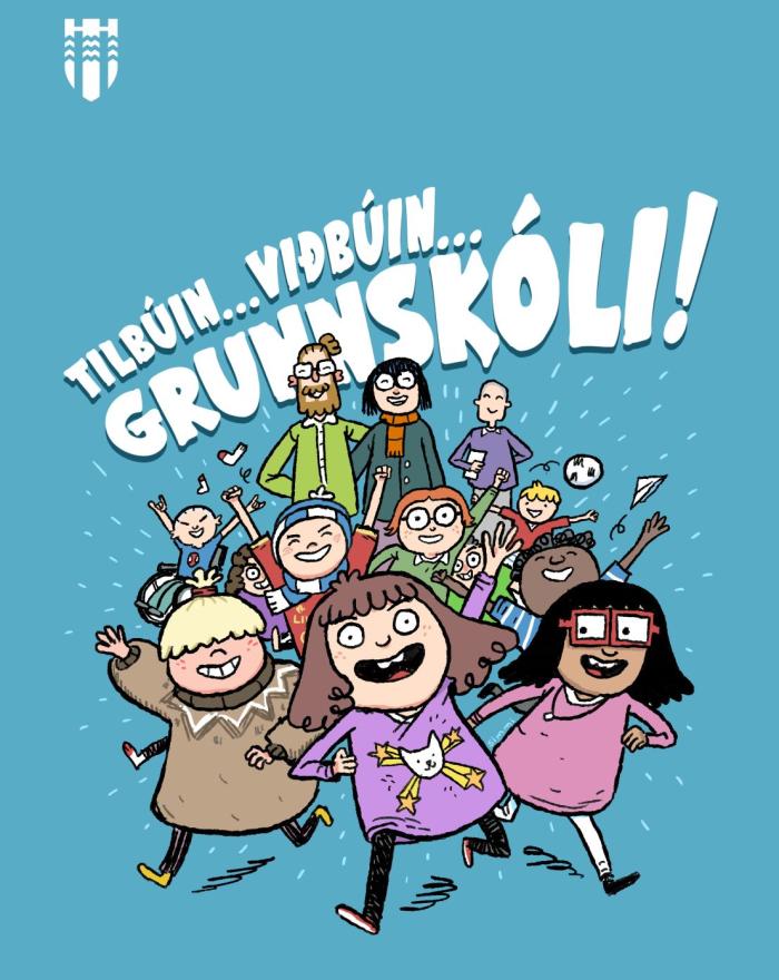 Tilbúin, viðbúin, grunnskóli! Mynd af bókarkápu.