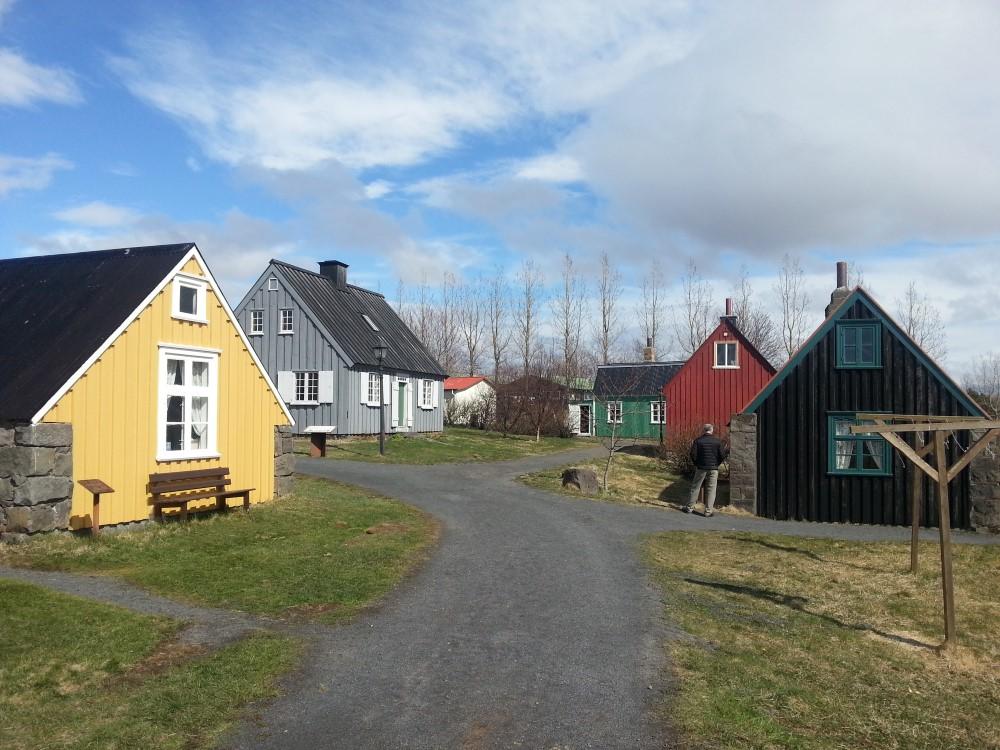 Hús á Árbæjarsafni.