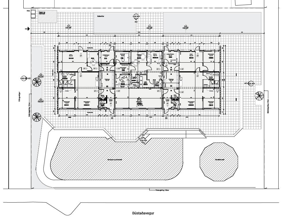 Grunnmynd - Arkitektateikning