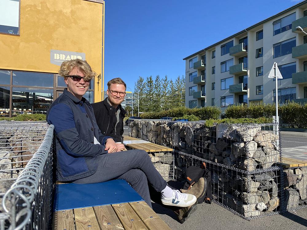 New resting spot at Hrísateigur and Laugalækur.