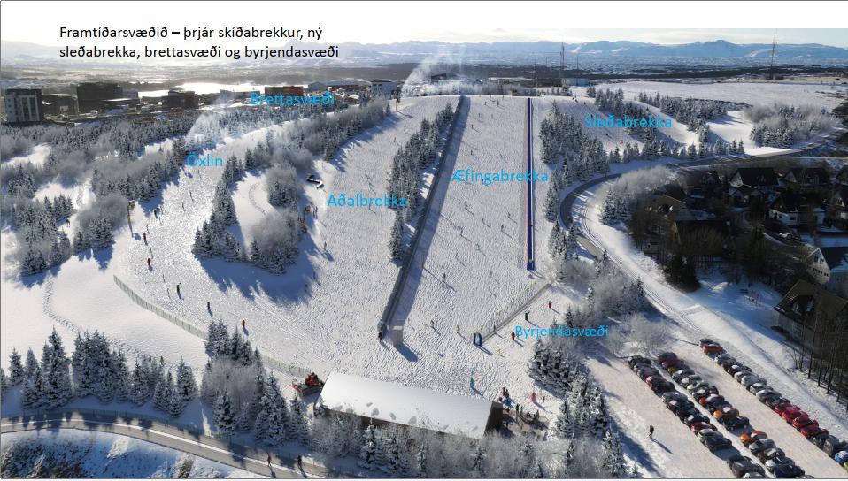 Breiðholtsbrekka eftir framkvæmdir