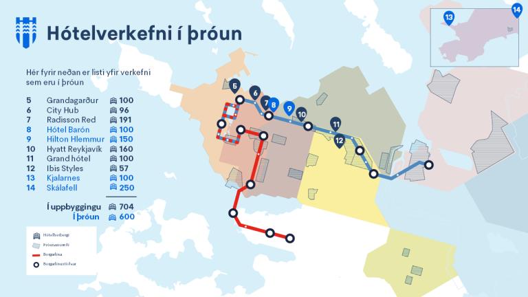 Hóteluppbygging í Reykjavík