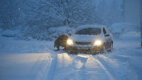 Drivers are urged to be cautious.