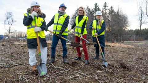 Skóflustunga að nýjum leikskóla í Fossvogi