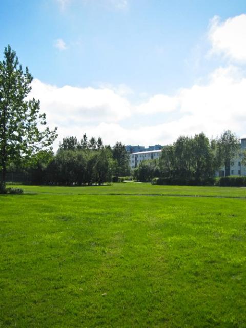 Almenningsgarður í Efra Breiðholti.